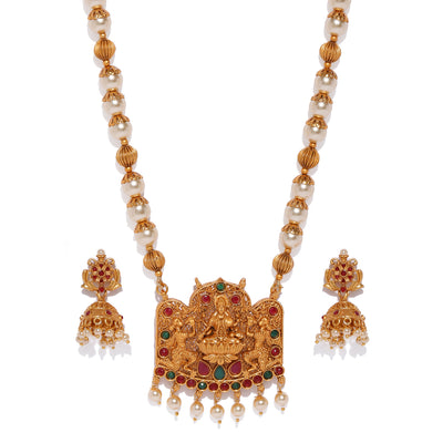 Sukkhi Sensational Temple Gold Plated Neckalce Set for Women