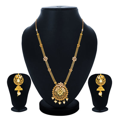 Sukkhi Intricately Collar Gold Plated Necklace Set for Women