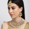 Sukkhi Dazzling Gold Plated Choker Neckalce Set for Women