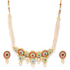 Sukkhi Mint Collection Kundan Gold Plated Neckalce Set