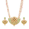 Sukkhi Glorious Mint Collection Gold Plated Kundan Neckalce Set for Women