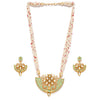 Sukkhi Glorious Mint Collection Gold Plated Kundan Neckalce Set for Women