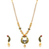 Sukkhi Shimmering Fish Gold Plated Necklace Set Set for Women
