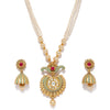 Sukkhi Cluster Mint Collection Gold Plated Neckalce Set for Women