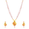 Sukkhi Floral Kundan Gold Plated Pearl Necklace Set For Women