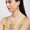 Sukkhi Glitzy Mint Collection Gold Plated Neckalce Set for Women