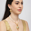 Sukkhi Lavish Mint Collection Gold Plated Neckalce Set for Women