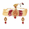 Sukkhi Marvellous Mint Collection Gold Plated Kundan String Neckalce Set for Women