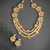 Sukkhi Splendid Gold Plated Kundan Pearl Neckalce Set for Women