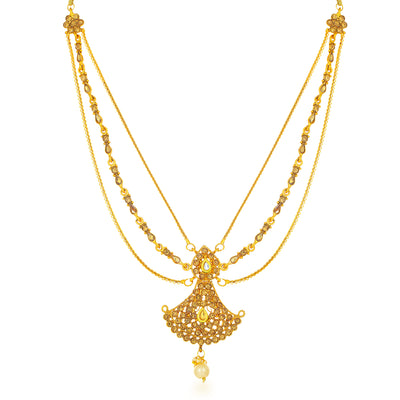 Sukkhi Appealing Collar Gold Plated Necklace for Women