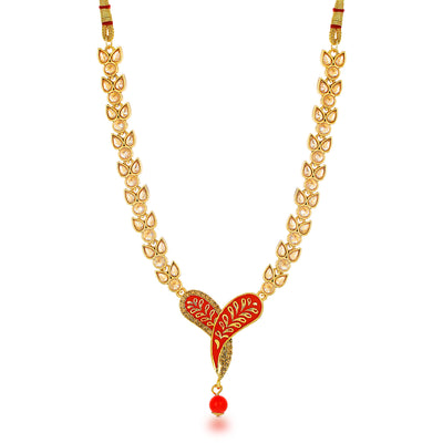 Sukkhi Beguiling Collar Gold Plated Necklace for Women
