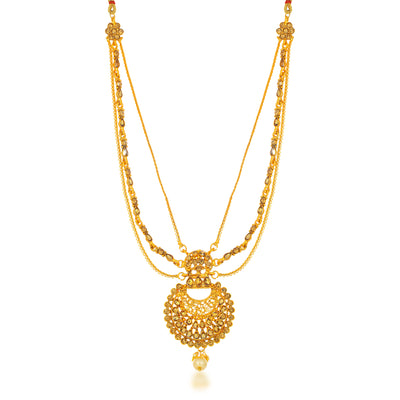 Sukkhi Delightful Collar Gold Plated Necklace for Women