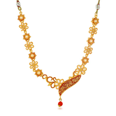 Sukkhi Equisite Collar Gold Plated Necklace for Women