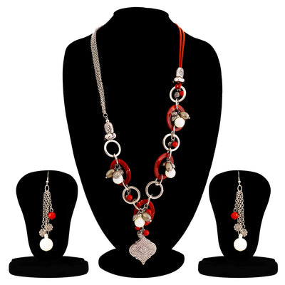 Sukkhi Antique Oxidised Necklace Set For Women
