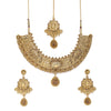 Sukkhi Wavy Gold Plated Choker Neckalce Set for Women