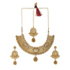 Sukkhi Wavy Gold Plated Choker Neckalce Set for Women