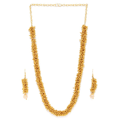 Sukkhi Marquise Gold Plated Bajari Neckalce Set for Women