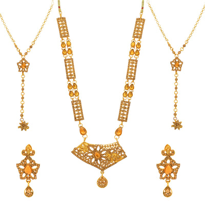 Sukkhi Modern Gold Plated LCT Stone Choker Dulhan Set for Women