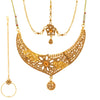 Sukkhi Modern Gold Plated LCT Stone Choker Dulhan Set for Women