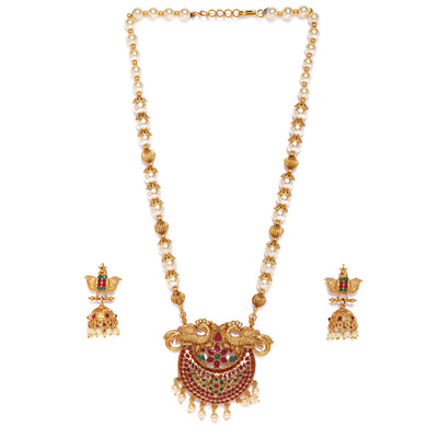 Sukkhi Glorious Gold Plated Pearl Neckalce Set for Women