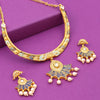 Sukkhi Sleek Choker Gold Plated Necklace Set for Women