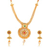 Sukkhi Artistically Collar Gold Plated Necklace Set Set for Women