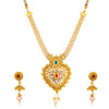 Sukkhi Luxurious Collar Gold Plated Necklace Set Set for Women