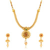 Sukkhi Pretty Collar Gold Plated Necklace Set Set for Women