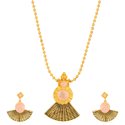 Sukkhi Elegant Gold Plated Mint Collection Necklace Set For Women