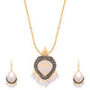 Sukkhi Delightful Gold Plated Mint Collection Necklace Set For Women