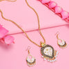 Sukkhi Delightful Gold Plated Mint Collection Necklace Set For Women