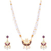 Sukkhi Dazzling Kundan Gold Plated Mint Collection Pearl Necklace Set For Women