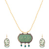 Sukkhi Ritzy Gold Plated Mint Collection Necklace Set For Women