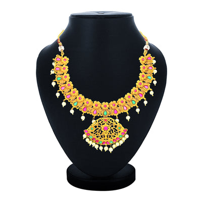 Sukkhi Exotic Gold Plated Necklace Set for Women