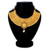 Sukkhi Floral LCT Gold Plated Choker Necklace Set For Women