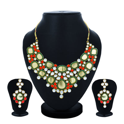 Sukkhi Intricately Gold Plated Necklace Set for Women