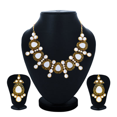 Sukkhi Charming Gold Plated Necklace Set for Women