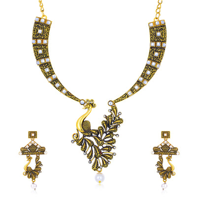 Sukkhi Luxurious Gold Plated Necklace Set for Women