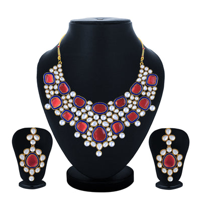 Sukkhi Stylish Gold Plated Necklace Set for Women