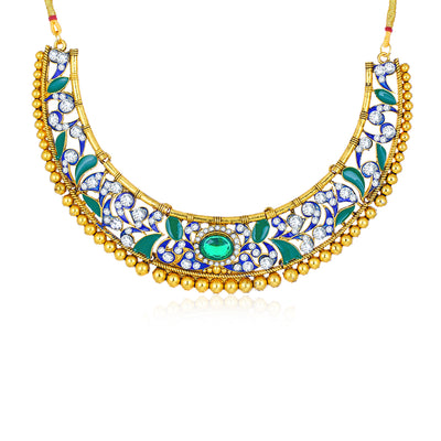 Sukkhi Pretty Gold Plated Necklace Set for Women