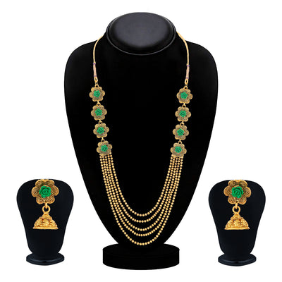 Sukkhi Astonish Gold Plated Necklace Set for Women