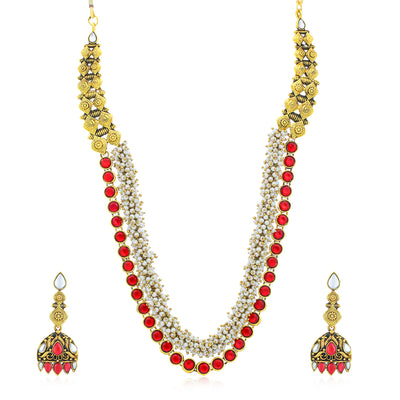 Sukkhi Elegant Gold Plated Necklace Set for Women