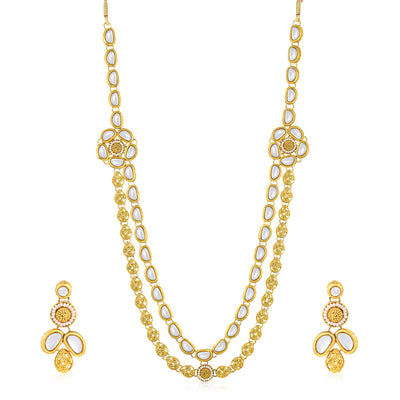 Sukkhi Glorious Gold Plated Necklace Set for Women