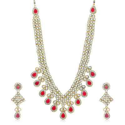 Sukkhi Ritzy Gold Plated Necklace Set for Women