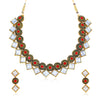 Sukkhi Sparkling Gold Plated Necklace Set for Women