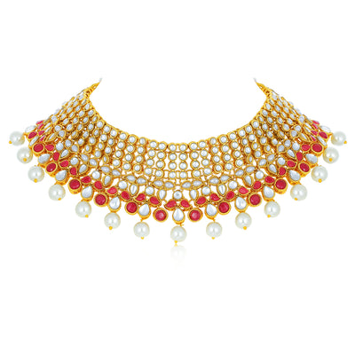 Sukkhi Designer Gold Plated Necklace Set for Women