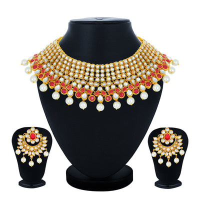 Sukkhi Designer Gold Plated Necklace Set for Women