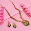 Sukkhi Traditional Gold Plated Radha Krishna Long Haram Necklace Set For Women