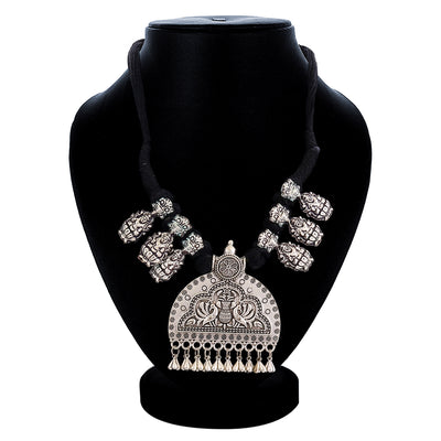 Sukkhi Elegant Oxidised Goddess Necklace For Women