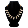 Sukkhi Sparkly Gold Plated Leafy Necklace Set For Women